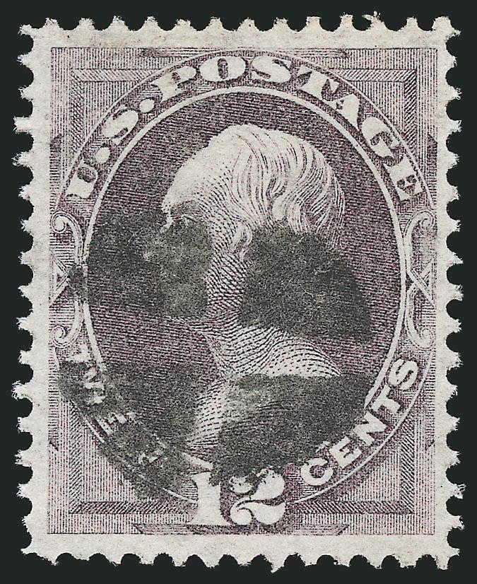 12c Dull Violet (151).> Brilliant color on bright paper, bold strike of quartered cork cancel, Very Fine and choice, with 2001 P.F. certificate