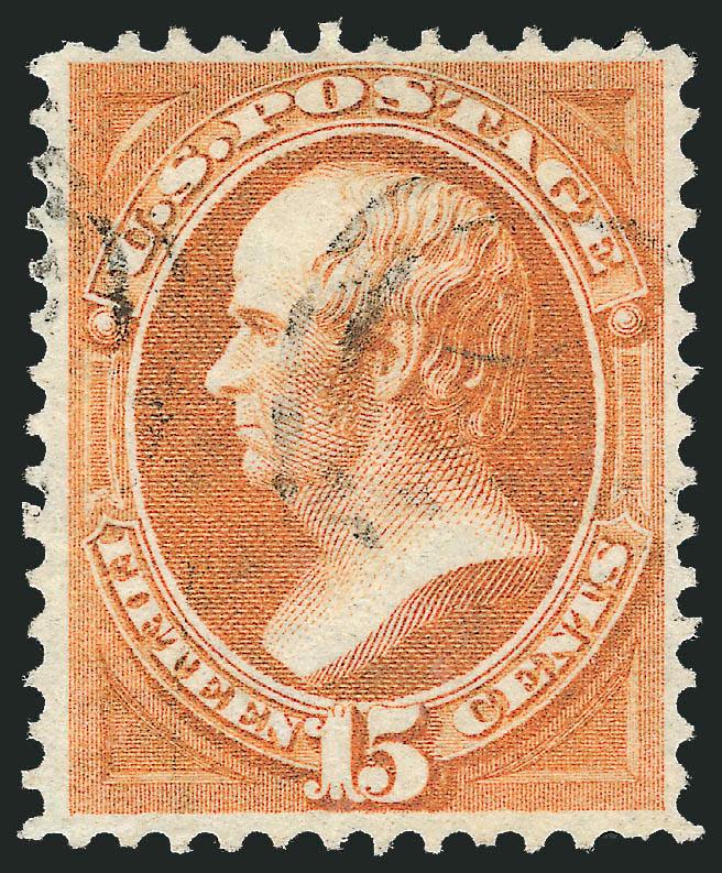 15c Bright Orange (152).> Well-centered, deep color, light target cancel, Very Fine, with 2007 P.S.E. certificate