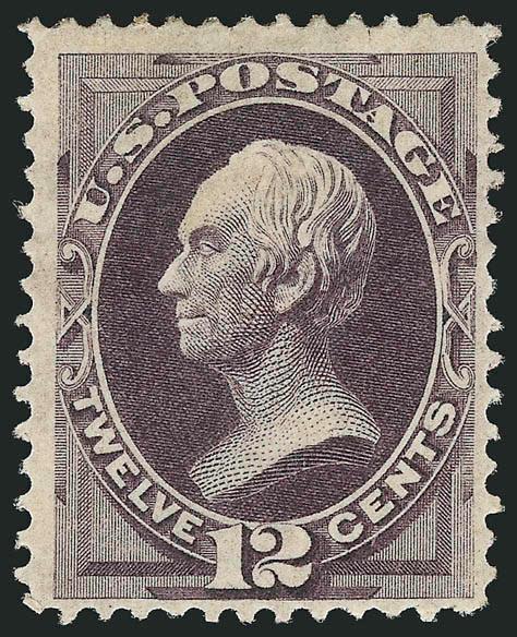 12c Dull Violet (151).> Original gum, deep rich color and proof-like impression, fresh and Very Fine, with 2001 P.F. certificate