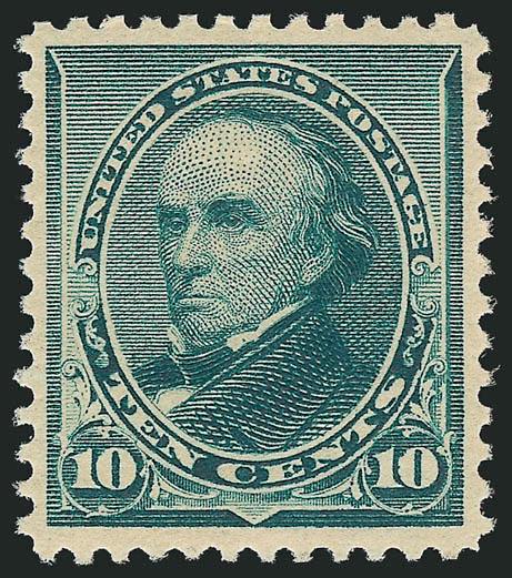 10c Green (226).> Mint N.H., intense shade and impression, well-proportioned margins, fresh and Extremely Fine, a pretty stamp, with 2003 P.F. certificate