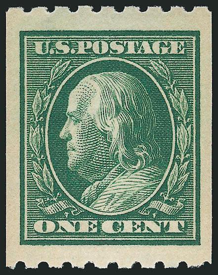 1c-13c 1908-12 Washington-Franklin Issues.> 17 Mint N.H. singles, incl. Nos. 331, 332, 334, 336, 339, 343-347, 391, one reference item (No. 353), virtually all fresh and Very Fine, No. 339 with 2003 P.S.E.
certificate
