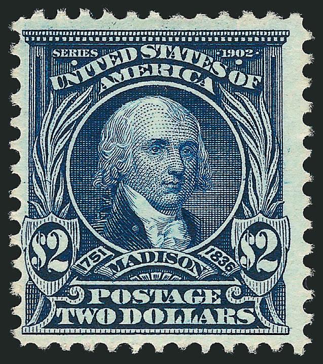$2.00 Dark Blue (312).> Rich color, Fine and attractive