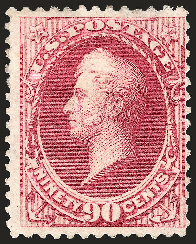 90c Carmine (191).> Original gum, radiant color, few tiny perf flaws, otherwise Fine