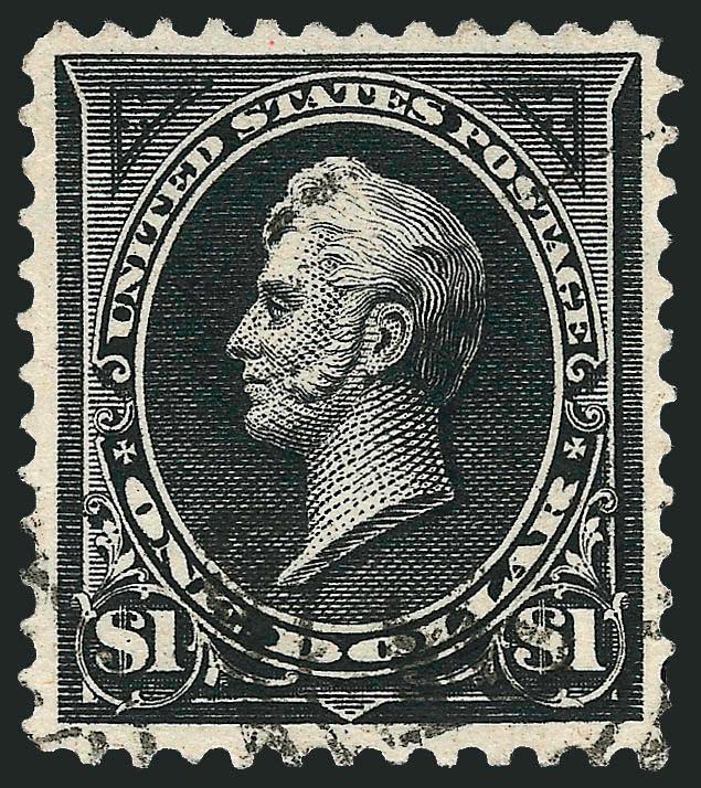 $1.00 Black, Ty. II (276A).> Well-centered, light face-free cancel, Very Fine and choice, with 2008 P.S.E. certificate (VF-XF 85 SMQ $335.00)