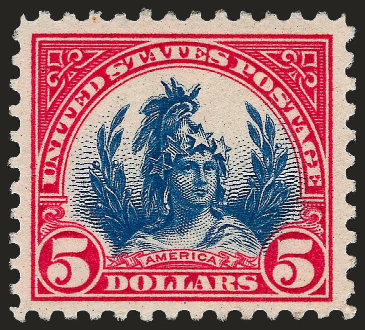 -12c-$5.00 1922-25 Issue (551-556, 558-560, 562-573).> A few Mint n.H., some with owners handstamped initials on back, Fine-Very Fine