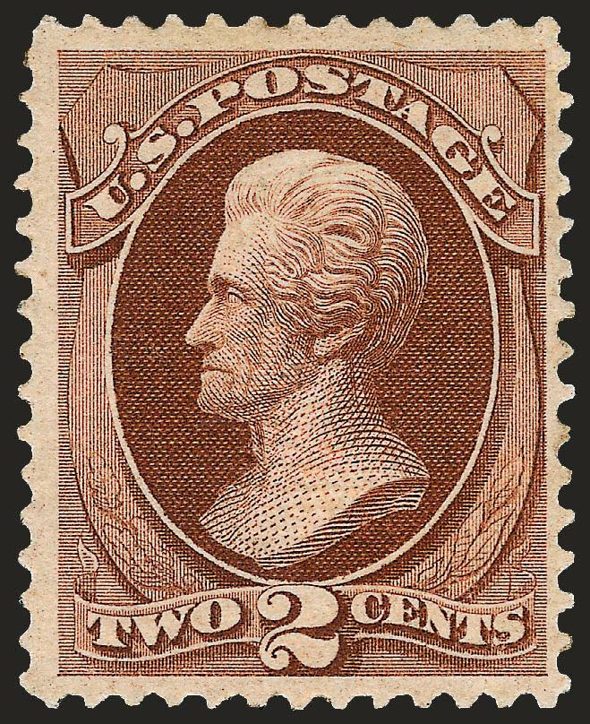 2c Red Brown, Grill (135).> H. Grill, original gum, some noticeable grill points, Very Fine, with 2003 P.F. certificate