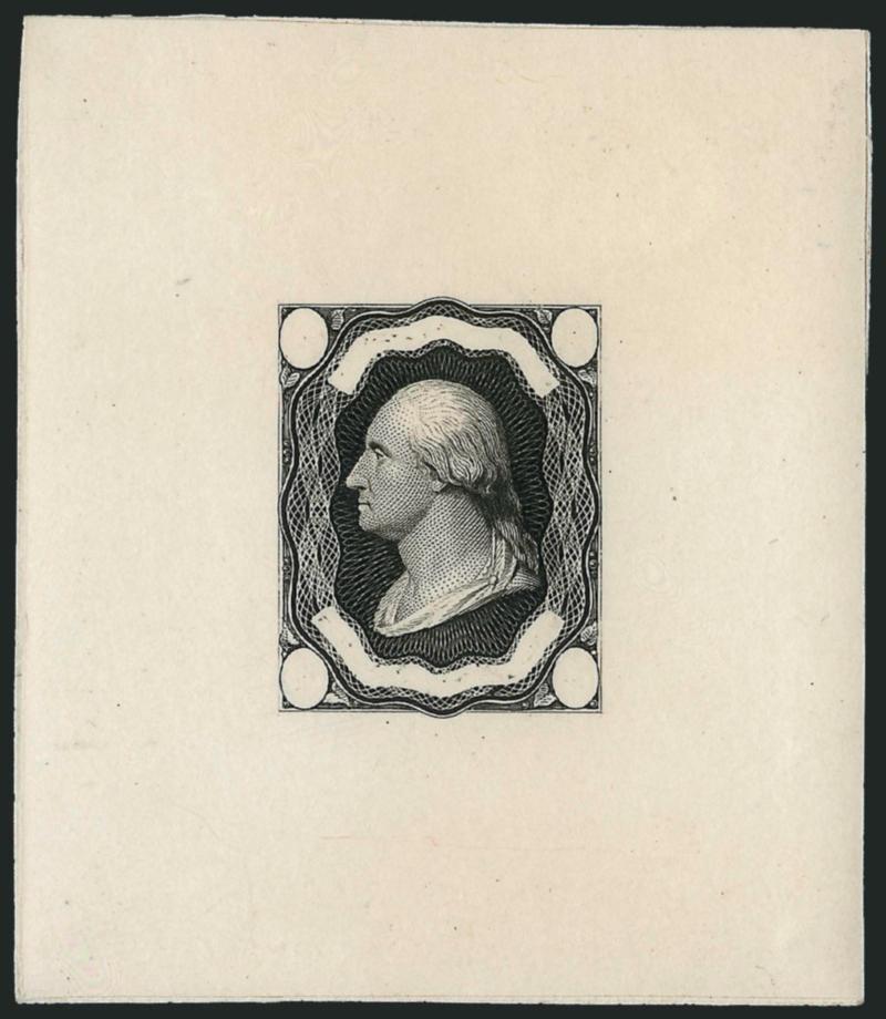 Bank Note Company Collateral.> Four items, incl. card from Toppan, Carpenter & Co., miniature printing of the Lords Prayer, also card from American Bank Note Co. with miniature version of Declaration of
Independence, last is version of Danforth, Bal