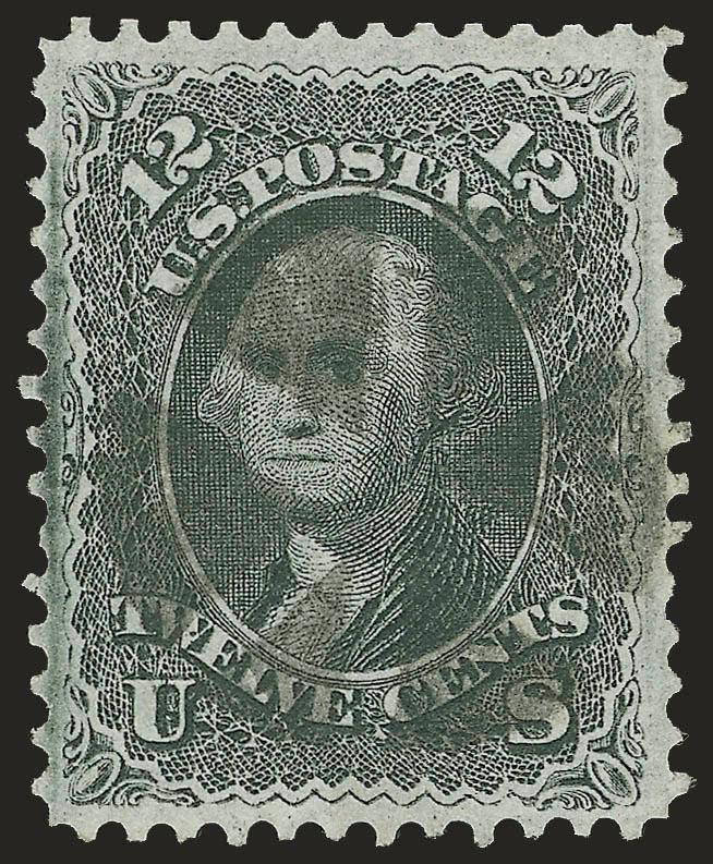 12c Black, F. Grill (97).> Choice centering with wide margins, pretty shade, circle of wedges cancel, fresh and Extremely Fine, with 1998 P.F. certificate