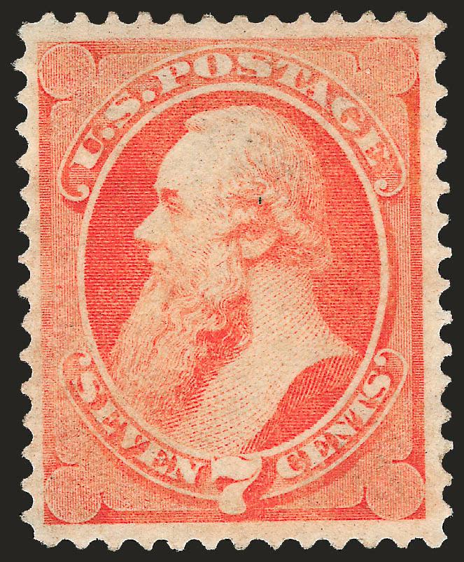 7c Vermilion (149).> Original gum, intense shade and impression, wide balanced margins, Very Fine and choice, with 1997 P.F. and 2008 P.S.E. certificates