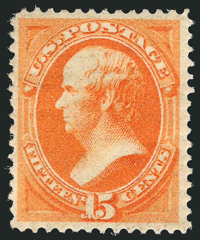 15c Bright Orange (152).> Original gum, barely hinged, nicely margined and centered, deep rich color, Very Fine, a scarce stamp in this condition, with 2008 P.S.E. certificate