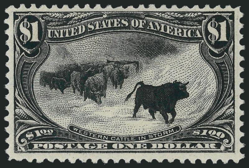 $1.00 Trans-Mississippi (292).> Unused (no gum), Fine