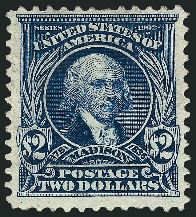 $2.00 Dark Blue (312).> Unused (regummed), small thin spot, Fine appearance, Scott Retail as original gum