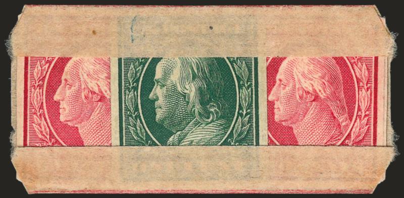 1c Green, 2c Carmine, U.S. Automatic Vending Co. Pocket Ty. 4-1 (343-344).> One and two respectively, Mint N.H., without inscriptions and numbered 180 on reverse, Very Fine