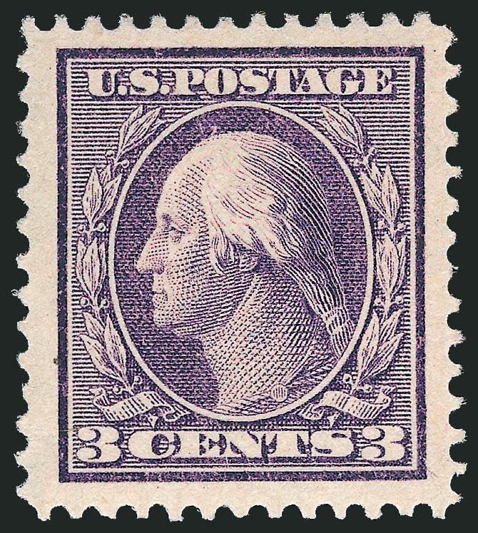 3c Deep Violet (333).> Mint N.H., deep rich color on bright paper, Jumbo margins, fresh and Extremely Fine, with 1997 P.F. and 2008 P.S.E. certificates (XF 90 Jumbo SMQ $270.00 as 90, $990.00 as 95)