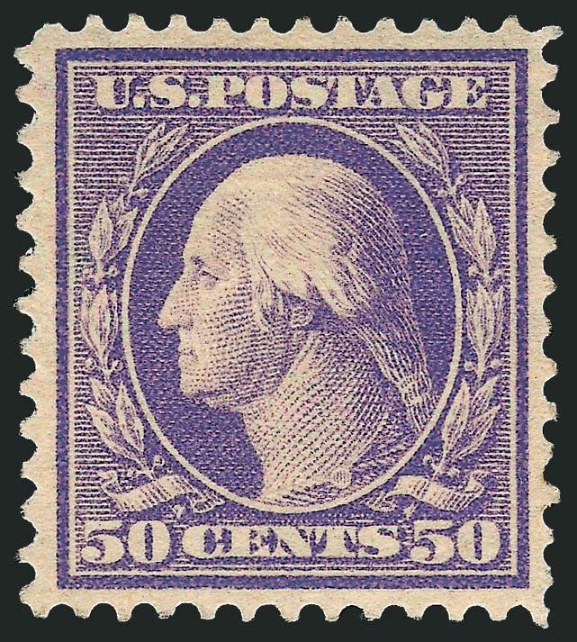 50c Violet (341).> Well-centered with excellent color, lightly hinged, Very Fine and choice, with 2004 P.S.E. certificate