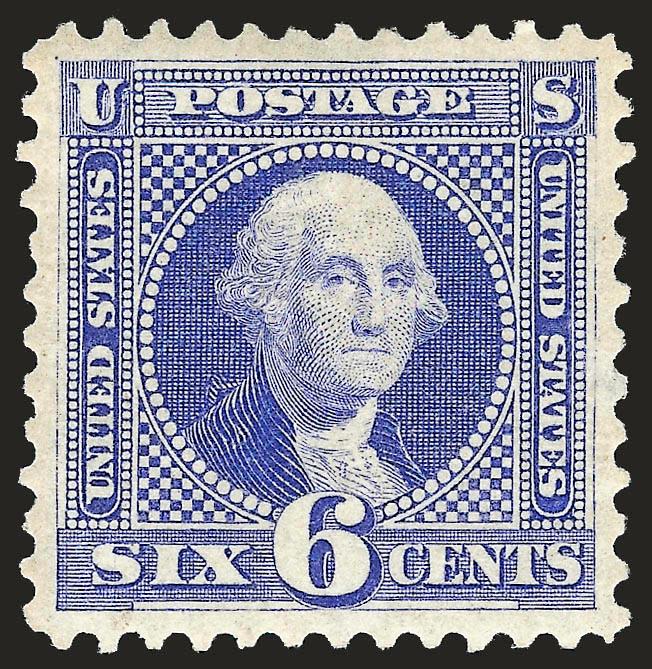6c Blue, Re-Issue (126).> Original gum, brilliant color and detailed impression on crisp paper, beautiful centering with wide and balanced margins<><>^EXTREMELY FINE GEM. A SUPERB ORIGINAL-GUM EXAMPLE OF THE
6-CENT 1869 PICTORIAL RE-ISSUE, WHICH HA
