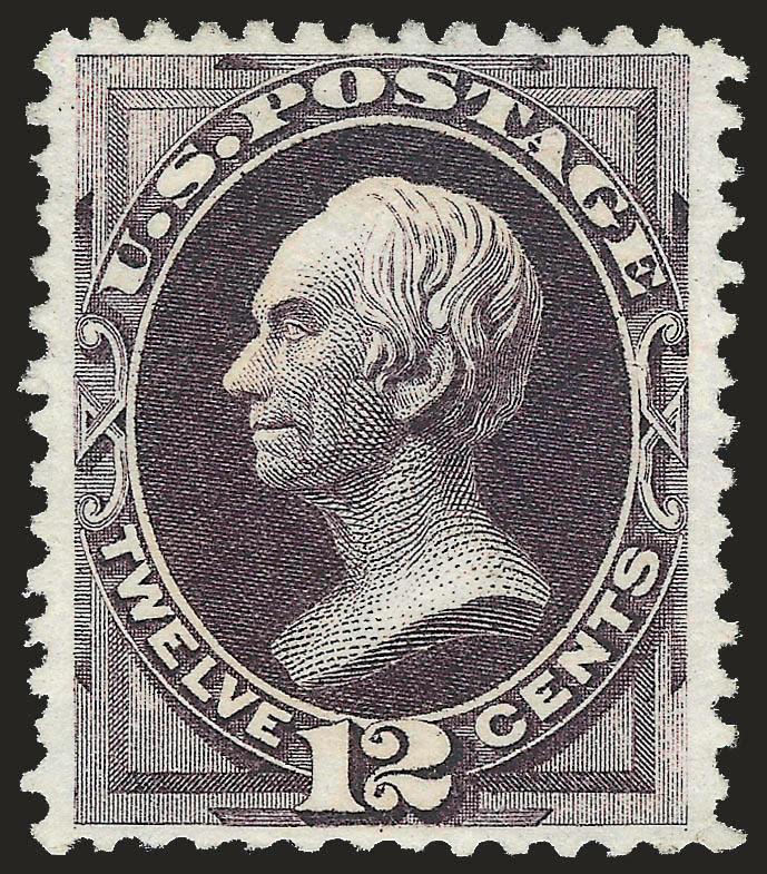 12c Dark Violet, Special Printing (173).> Without gum as issued, deep rich color and detailed impression on bright paper, <full perforations all around without the usual scissors-separation,> well-balanced
margins<><>^EXTREMELY FINE. A SUPERB EXAMP
