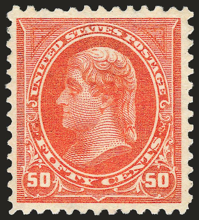 50c Orange (275).> Mint N.H., nicely centered, bright color, Very Fine and choice, with 1994 P.F. certificate