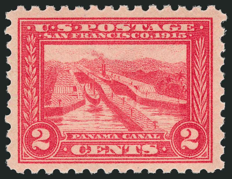 2c Panama-Pacific, Perf 10 (402).> Mint N.H., bright color on post office fresh paper, choice centering with wide and balanced margins, Extremely Fine, with 1993 P.F. certificate