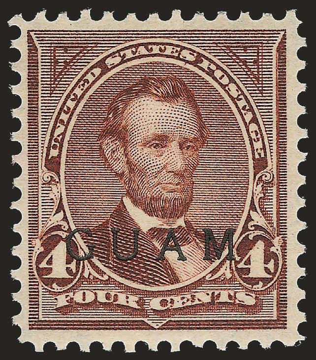 1900, 4c Lilac Brown, Special Printing (4SP).> Original gum, faintly hinged, with red Special Surcharge backstamp, Very Fine, with 1978 P.F. certificate