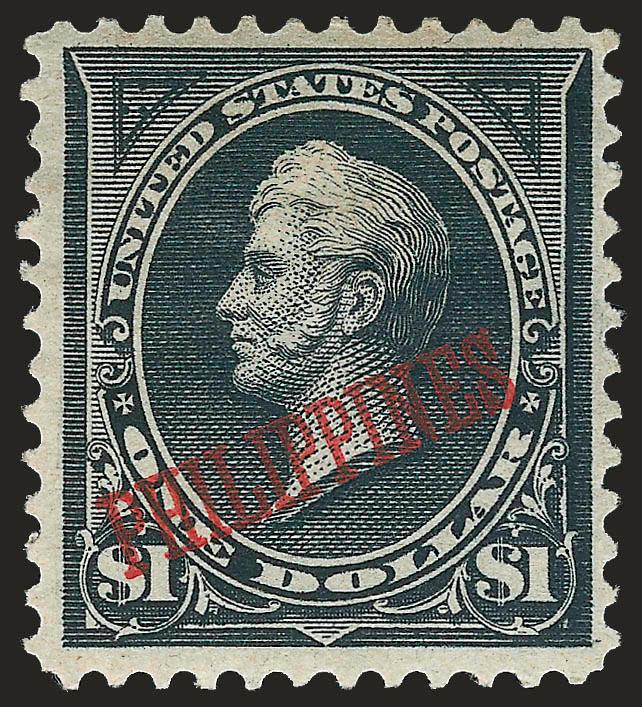 1899, 1c-$1.00 Overprints (213-223, 214d).> Original gum except few lesser values unused (no gum), Fine-Very Fine lot