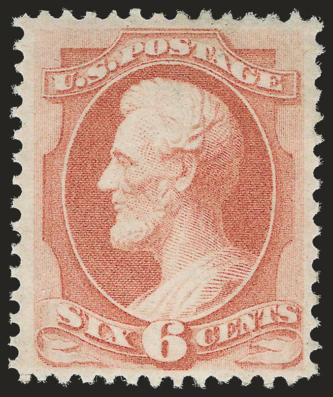 6c Dull Pink (159).> Original gum, lightly hinged, intense color, precise centering with even margins, small crease at bottom center, Extremely Fine appearance, with 2003 P.F. certificate