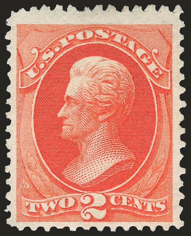 2c Carmine Vermilion, Special Printing (180).> Without gum as issued, vibrant color on crisp paper, choice centering with wide margins<><>^AN EXTREMELY FINE EXAMPLE OF THE 1875 2-CENT CARMINE VERMILION
CONTINENTAL SPECIAL PRINTING. ONE OF THE RARES