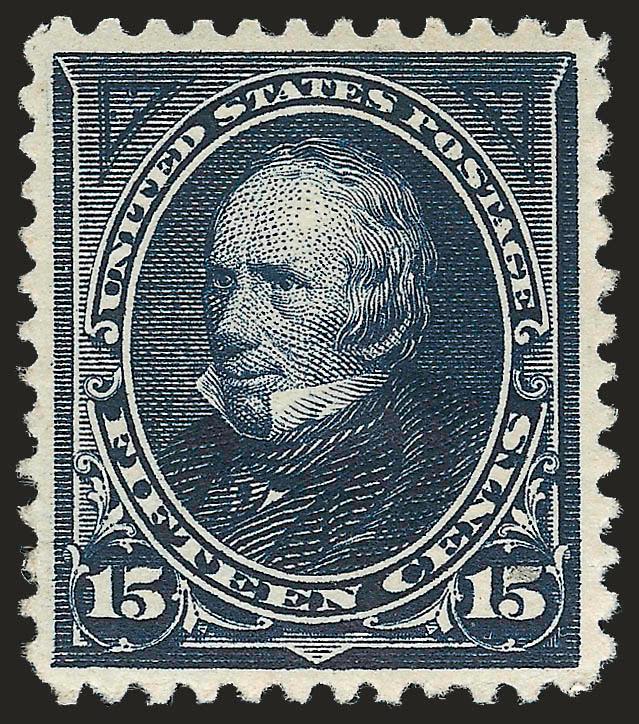 1c-15c 1894 Unwatermarked Bureau Issue (246-248, 250, 252, 257, 259).> Original gum, bright colors, wide margins, 15c small black mark on right 5 of 15, otherwise Very Fine, 8c with 2002 P.F.
certificate