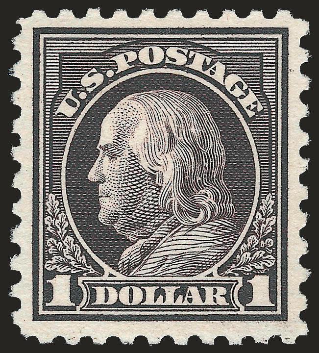 $1.00 Violet Black (478).> Lightly hinged, rich color and proof-like impression, Very Fine and choice, with 1999 P.F. certificate