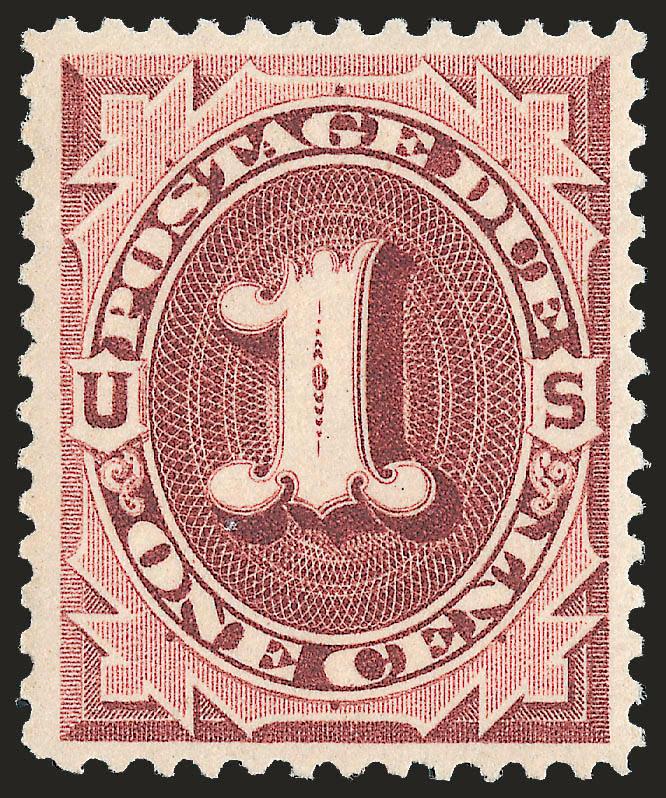 1c Red Brown (J15).> Mint N.H., deep rich color and proof-like impression, well-proportioned margins, fresh and Extremely Fine, with 2003 P.S.E. certificate