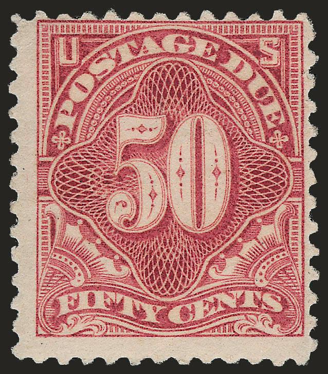 50c Pale Rose (J37a).> Original gum, pretty shade, light corner crease, Fine appearance
