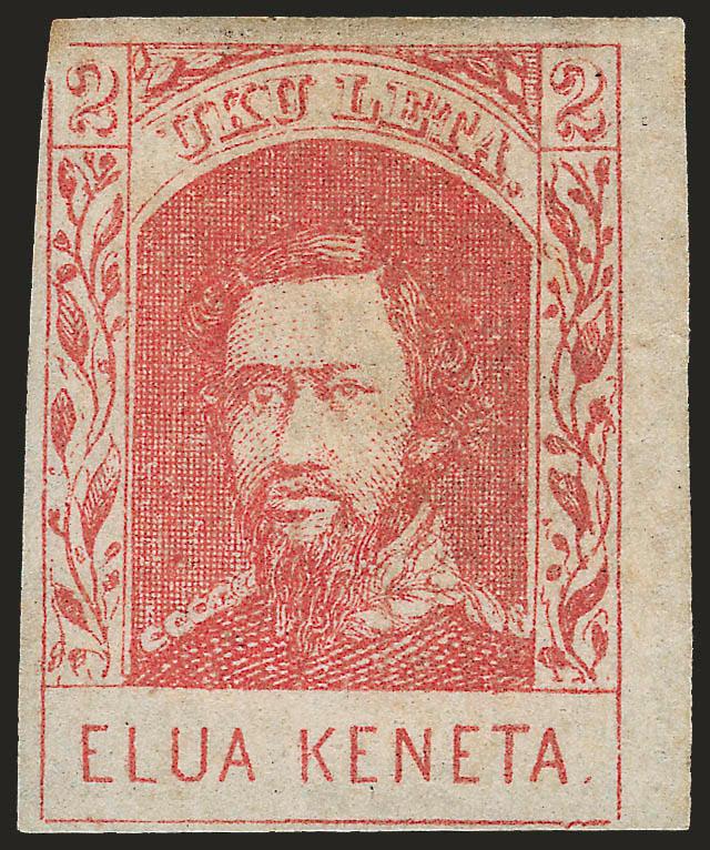 1861, 2c Pale Rose, Horizontally, Vertically Laid (27, 28, 28a).> One of each, last two original gum, first unused (no gum), margins to in, few flaws, appear Fine