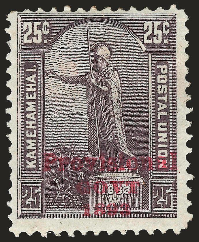 1893, 1c-25c Provisional Ovpts., No Period After GOVT. (54b, 58b, 64b, 65b).> Original gum, h.r., rich colors, last with light mount staining, Fine and desirable group