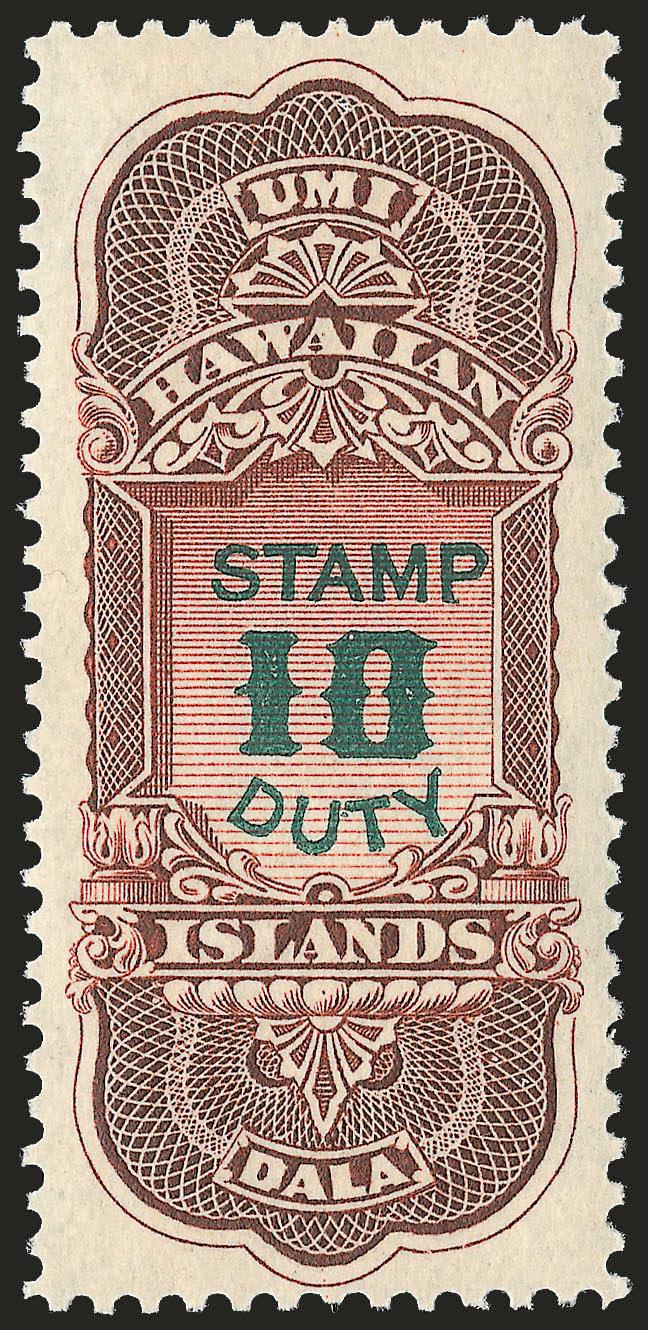 1877-1901, 20c-$10.00 Revenues (R1-R3, R7-R9, R11-R16).> Mostly original gum but few unused (no gum), rich colors, overall Fine-Very Fine group