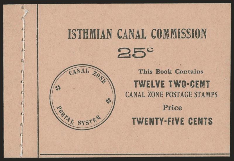 1912, 2c Vermilion & Black, Booklet Pane of Six, Handmade Perf Margins (39g).> Intact booklet of two panes with tab at left, bright colors, fresh and Fine-Very Fine, an attractive and desirable complete booklet,
with 2006 P.F. certificate, Scott Reta