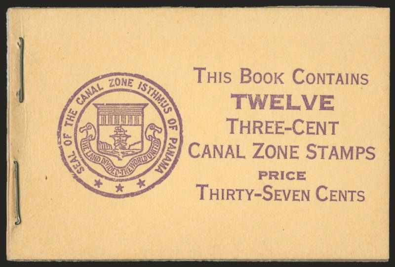 1933, 3c Deep Violet, Booklet Pane of Six (115c).> Complete handmade booklet of two panes with interleaving, narrow selvage at left, covers with light bends not mentioned on accompanying certificate, Very Fine,
with 1994 P.F. certificate, Scott Retai