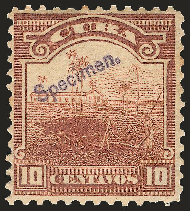 1899, 1c-10c Republic Issues, Specimen Overprints (227S-231S).> 1c and 2c s.e. at left, original gum, most h.r., some faults incl. thins, otherwise Fine, scarce set