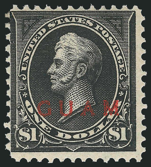 1899, $1.00 Black, Ty. I (12).> Original gum, lightly hinged, intense shade, Fine, with 2004 P.F. certificate