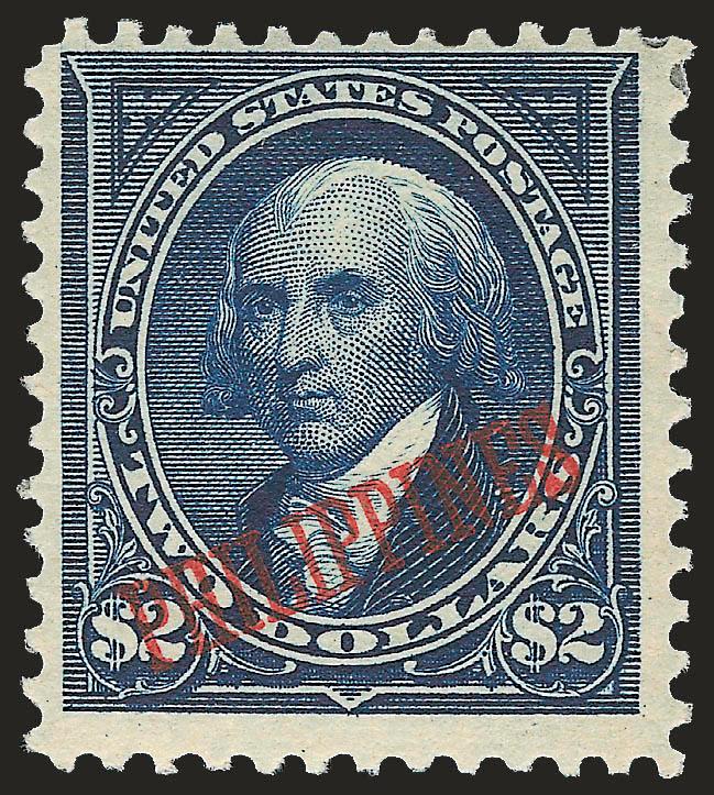 1899, 1c-$2.00 Ovpts. (212-222, 224, 219a).> Original gum, couple h.r., rich colors, few trivial flaws, Fine-Very Fine
