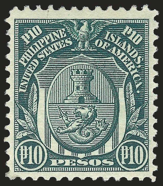 1911, 10p Deep Green (274).> Lightly hinged, rich color, fresh and Very Fine