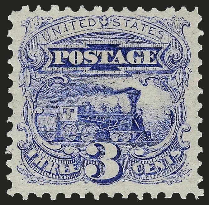 3c Ultramarine (114).> Original gum, minor h.r., bright shade, fresh and Very Fine, with 2002 P.F. certificate