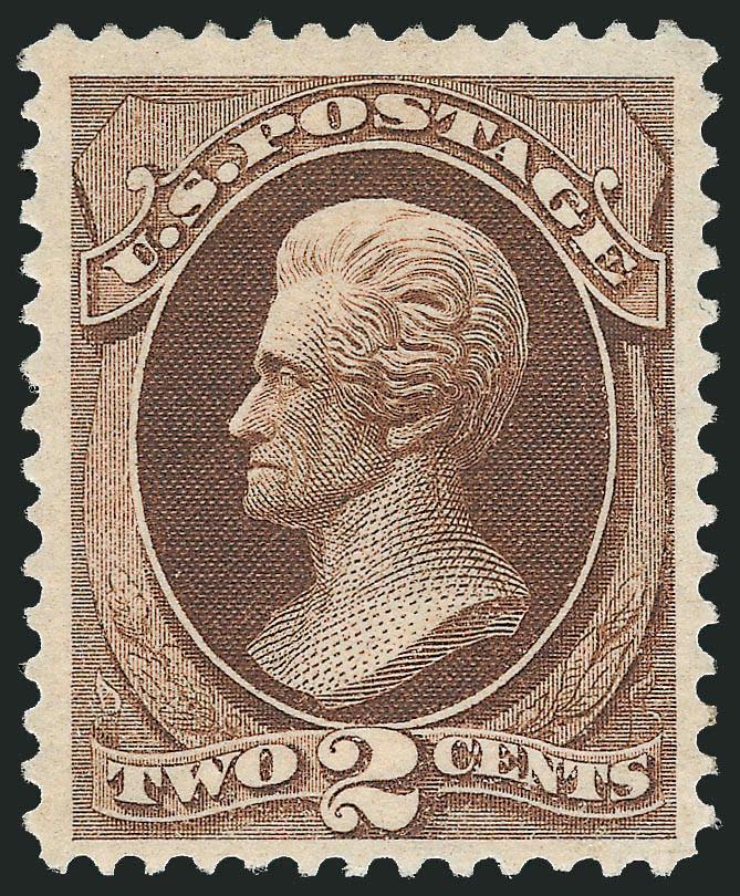 2c Brown (157).> Original gum, rich color, wide margins, Very Fine, with 1991 P.F. certificate