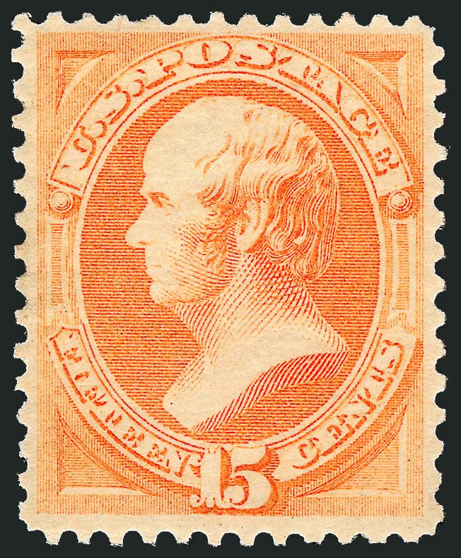 15c Red Orange (189).> Original gum, lightly hinged, reperfed (not mentioned on accompanying certificate), Extremely Fine appearance, with 1994 P.F. certificate