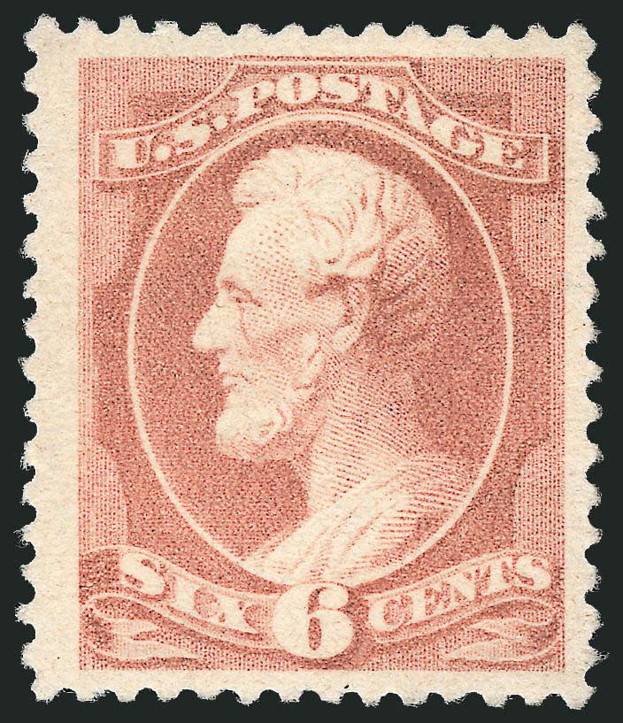 6c Rose (208).> Original gum, barest trace of hinging, vibrant color, unusually wide margins, Very Fine and choice, with 1978 P.F. certificate