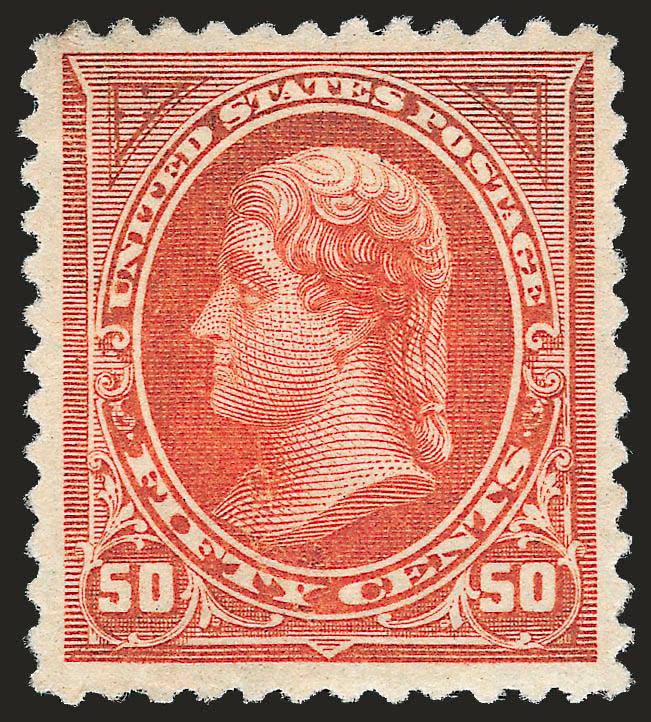 50c Orange (260).> Original gum, lightly hinged, exceptionally wide margins, Very Fine and choice, with 2003 P.F. certificate