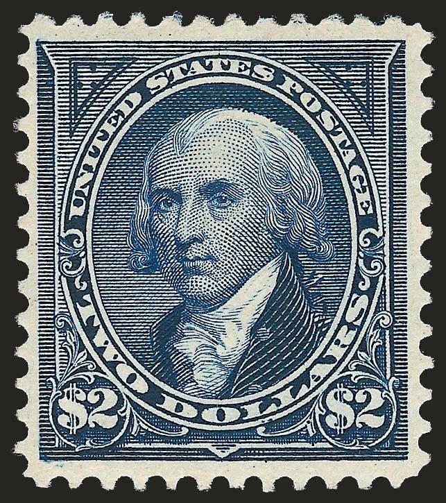 $2.00 Dark Blue (277a).> Original gum, lightly hinged, intense color on crisp bright paper, Very Fine