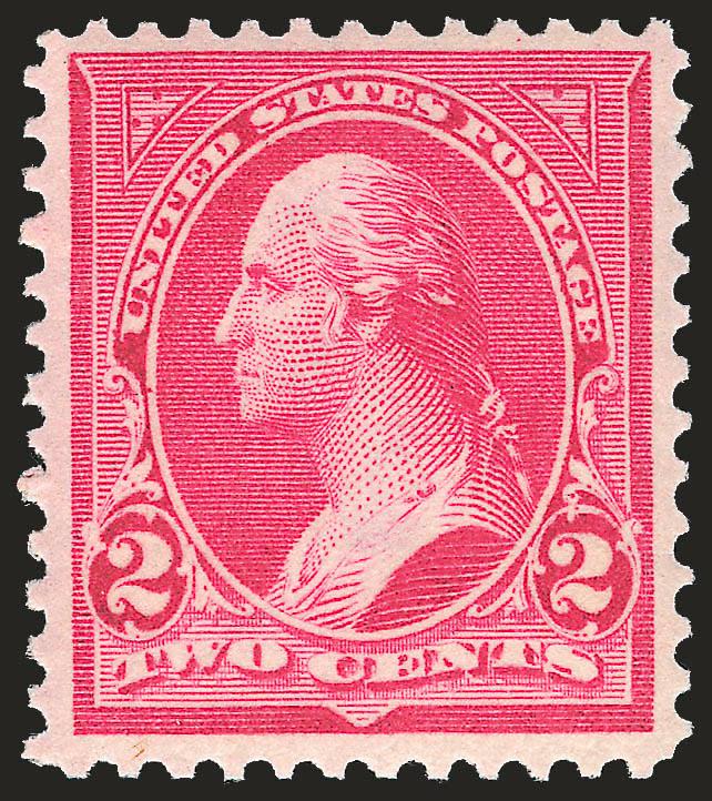 2c Rose Carmine, Ty. IV (279Bc).> Mint N.H., brilliant color on bright paper, Very Fine and choice, with 2002 P.S.E. certificate