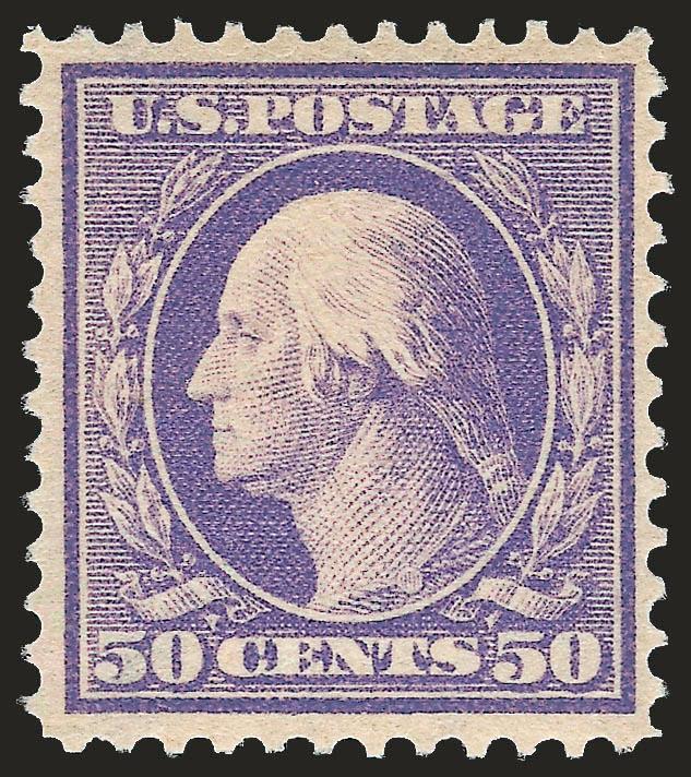 50c Violet (341).> Mint N.H., pretty pastel shade, well-proportioned margins, Very Fine and choice, with 1981 and 2004 P.F. certificates
