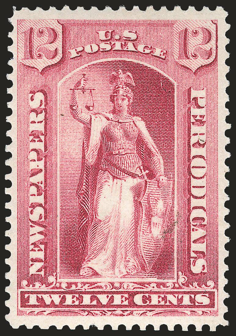 12c Red, 1879 Issue, American Bank Note Co. Special Printing, Privately Perforated (PR63 var).> Original gum, lightly hinged, rich color on bright paper, Very Fine and choice, with 2004 P.F. certificate, it is
believed that one set of sheets of 50 wa