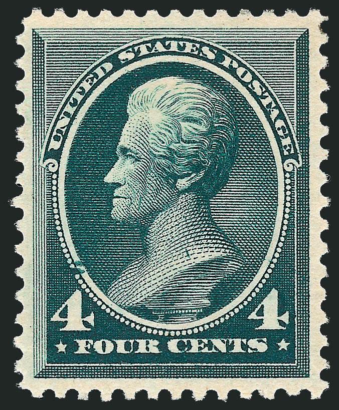 4c Blue Green (211).> Original gum, deep rich color, Very Fine, with 2008 P.F. certificate, also incl. Mint N.H. No. 210, Fine